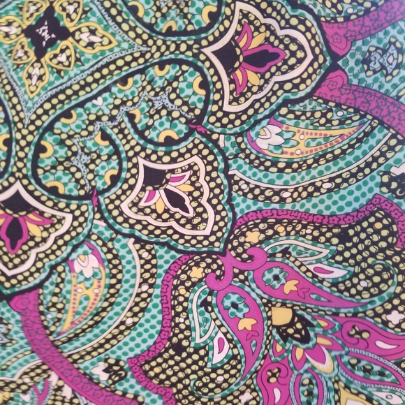 Maxi Aztec Dress Alyn Paige medium ladies Colorful Black Blue Long V neck open - Picture 5 of 13